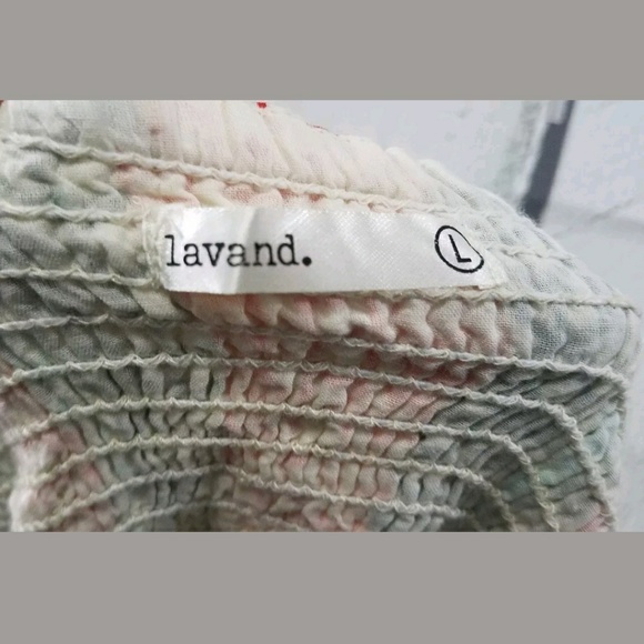 Lavand. A Line Spaghetti Strap Dress Size Large - Picture 7 of 8